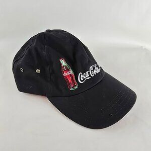 Coca Cola Hat Mens Adjustable Strapback Vintage Capstone Made in USA Promo Cap